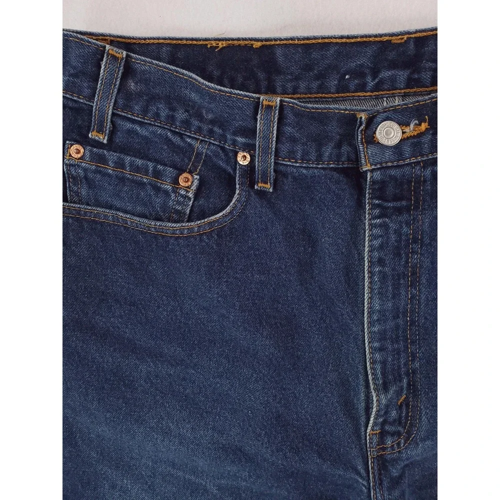 Vintage Levis 550 Jeans Mens 38x30 Blue Denim Relaxed Tapered USA MADE Y2K Baggy